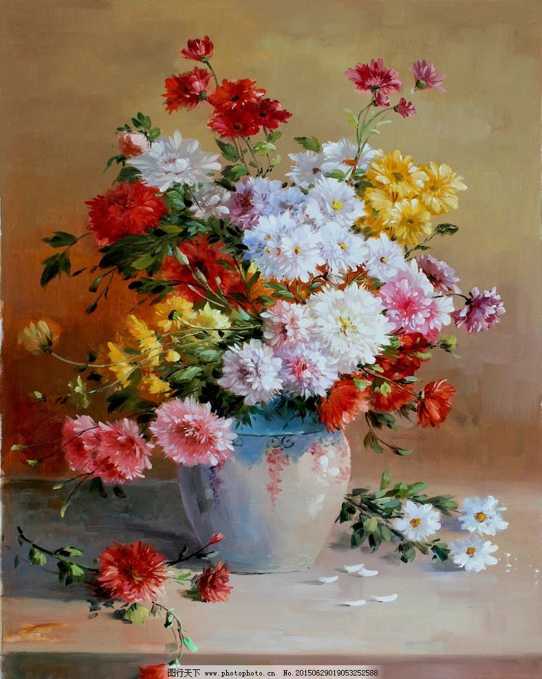 藝術(shù)與家居的邂逅 油畫花卉與現(xiàn)代家電的融合之美